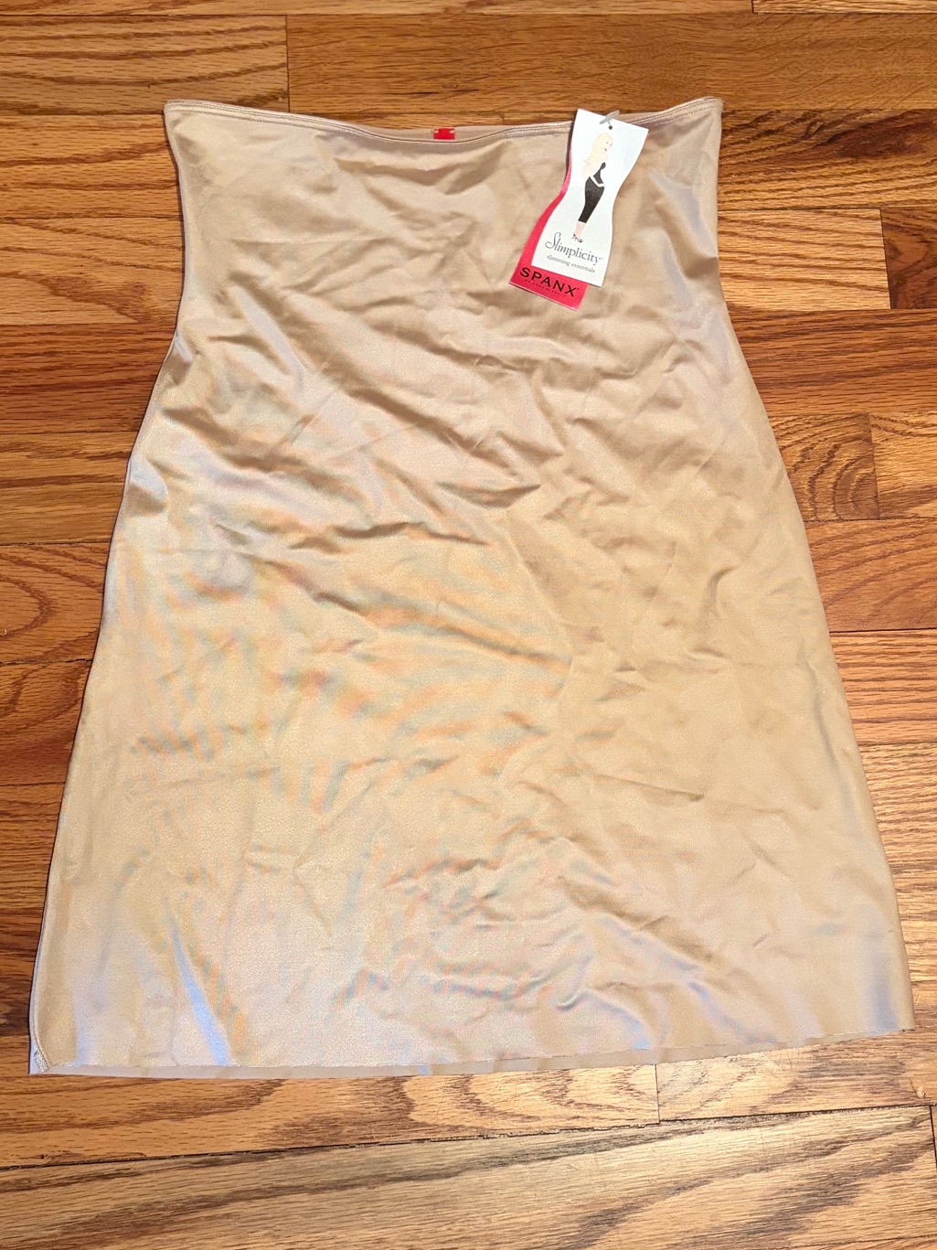 Nwt Spanx Nude Strapless Half Slip - Smooth Shaping Underdress